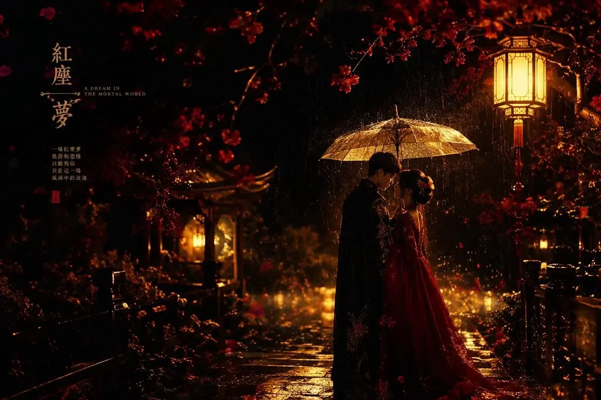 甜宠频道上新：《一钥钟情》雨夜撑伞片段出圈 - 成人短剧18热门话题资讯封面